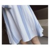 TE9916WJYS Korean fashion fresh loose stripes print dress