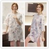 TE1464GJWL Newest Korean style casual comfortable loose print long t-shirt