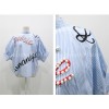 TE1299GJWL New style art letters beads decoration fashion shirt