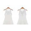 TE1301GJWL Sexy slim sweet sleeveless lacing halter dress