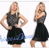 TE65126YWQS New style lace fashion slim waist dress