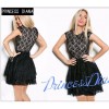 TE65126YWQS New style lace fashion slim waist dress