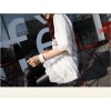 TE9796WJYS Korean fashion slim waist print lace dress