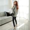 TE9799WJYS Korean style hollow out crochet lace sleeve blouse