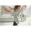 TE9799WJYS Korean style hollow out crochet lace sleeve blouse