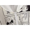 TE9187AXMZC Harajuku style irregular comics print baseball coat