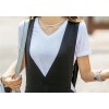 TE1453GJWL Newest Korean fashion V neck casual joker vest dress