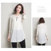 TE6578HYW Plus size casual three quarter sleeve joker loose blouse