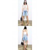 TE6604HPG National style embroidery tassel sleeveless tops