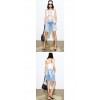 TE6604HPG National style embroidery tassel sleeveless tops