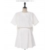 TE2220ALFS Korean fashion sweet fake two piece A line dress