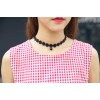 TE5270QBY New style Korean fashion loose joker pullover checks shirt