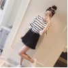 TE1052QLC Tassel denim skirt