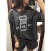 TE6434YZS Candy color macarons batwing sleeve letter print t-shirt with shorts