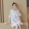 TE8810SYM Interest cartoon embroidery organza maternity dress