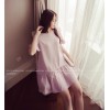 TE8855SYM Flouncing loose slim maternity dress