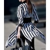 TE1547GJWL Korean fashion stripes long sunscreen shirt