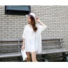 TE6439YZS Hollow out lace lacing breast batwing sleeve maternity dress