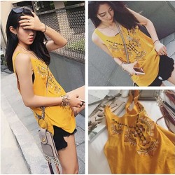 TE6562MN National style embroidery vest