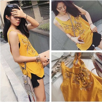 TE6562MN National style embroidery vest