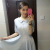 TE649YRYY Japanese fashion sweet two side wear lacing bowknot stripes dress