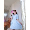 TE649YRYY Japanese fashion sweet two side wear lacing bowknot stripes dress