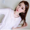 TE649YRYY Japanese fashion sweet two side wear lacing bowknot stripes dress