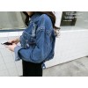 TE5098DDFS New style holes loose denim jacket