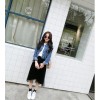 TE5098DDFS New style holes loose denim jacket