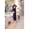 TE9221WMSS Europe fashion OL temperament lace long sleeve dress