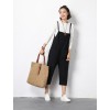 TE5001DDNZ Plus size casual suspender ninth harem trousers