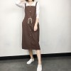 TE5009DDNZ Plus size suspender long dress