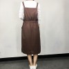 TE5009DDNZ Plus size suspender long dress