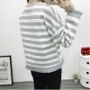 TE6640BYZJ Korean fashion joker stripes preppy style long sleeve t-shirt