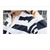 TE9952WJYS Korean fashion stripes loose long sleeve shirt