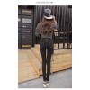 TE1889HLNK Korean fashion elastic slim pencil leggings