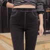 TE1889HLNK Korean fashion elastic slim pencil leggings