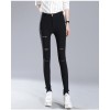 TE1896HLNK Elastic slim holes pencil leggings