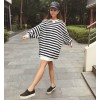 TE690YRYY Autumn new style oversize stripes pullover sweatshirt