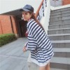 TE690YRYY Autumn new style oversize stripes pullover sweatshirt