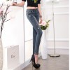 TE8792XCW 2016 autumn Korean fashion rivet holes pencil jeans