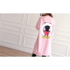 TE1506GJWL Loose casual comfortable joker cartoon print long t-shirt