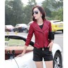 TE8801JMSJ 2016 autumn trendy short locomotive leather jacket