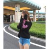 TE9682ATSS Harajuku BF style originality print long sleeve t-shirt