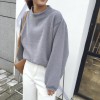 TE9685ATSS Preppy style round neck fashion pullover sweatshirt