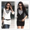 TE1370GJWL Korean fashion casual temperament belt dress