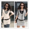 TE1370GJWL Korean fashion casual temperament belt dress