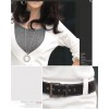 TE1370GJWL Korean fashion casual temperament belt dress