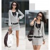 TE1370GJWL Korean fashion casual temperament belt dress