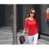 TE1371GJWL Korean fashion off shoulder casual joker t-shirt